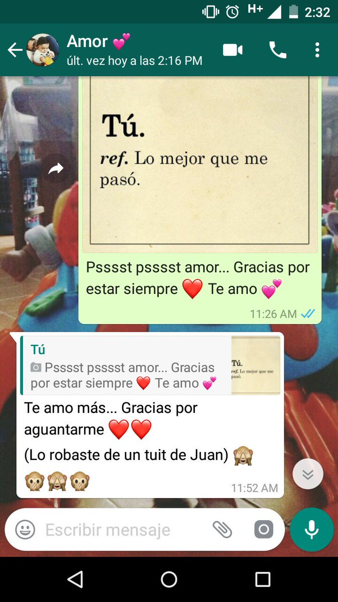 SoyItzelGv's tweet photo. @soyjuansolo Aparte de morir de amor, mori de risa con lo de "lo robaste de un tuit de Juan" 😂😂😂😂
😍😍😍❤ https://t.co/fDwz8nKZzd