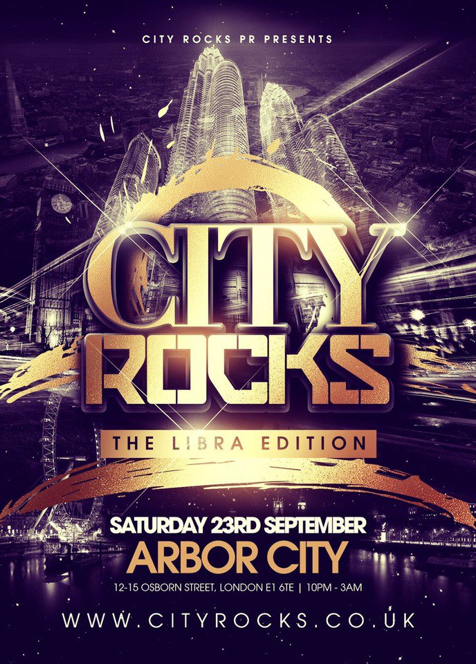 ntlents's tweet photo. #CityrocksLDN - End Of Summer Party

Sat 23rd September @ Arbor City 

Free September Birthday Tickets

https://t.co/fNu37pqpZS https://t.co/dwcCcVoMd9