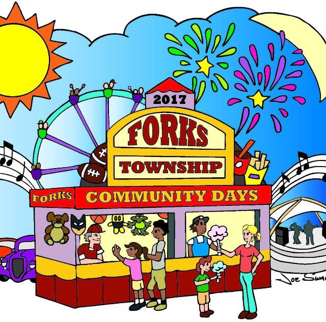 Stop by this wkend &amp; support Forks Twp Wrestling 🤼‍♀️ @ Forks Twp Community Days!!!
Fri: 5-11, Sat: 11-11, Sun: 11-7
forkscommunitydays.com