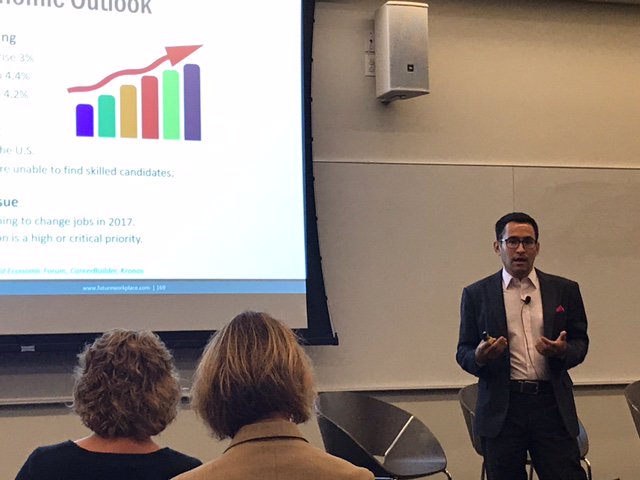 KevinMulcahy's tweet photo. RT @DavidIV: Dan Schawbel from @FutureWorkplace shares research results at #CLOInsightSummit #jobs #data #skills https://t.co/DlzDmFYaS1
