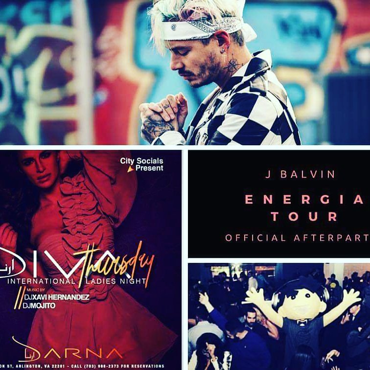 CitySocialsDC's tweet photo. #official J Balvin #afterparty @Darna Lounge  Citysocials DjMojito DjXavi  🔥 Groups of 6+ with ticket stubs get a free surprise 🙊 https://t.co/lbq1feGGEN