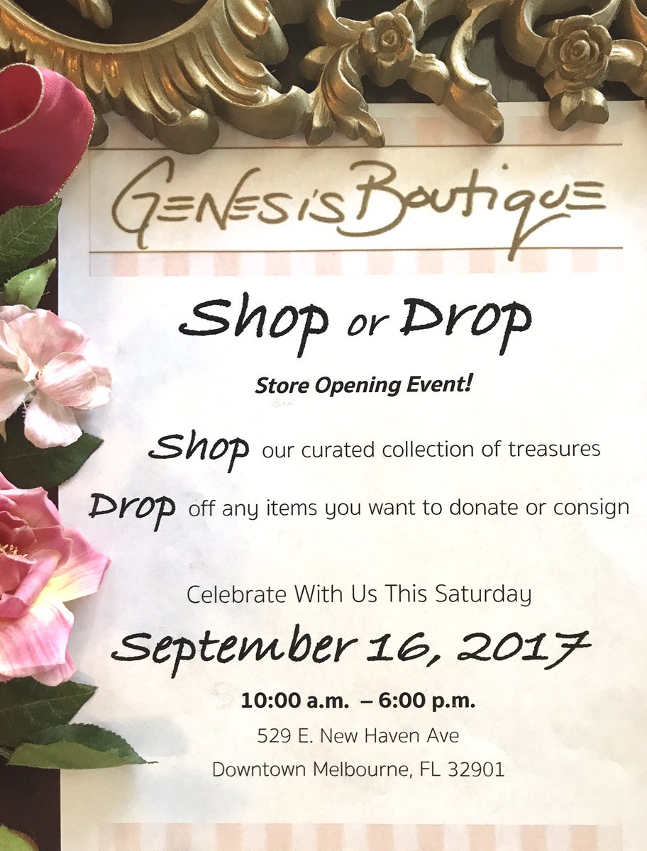 GenesisShop321's tweet photo. We open this Saturday! #GenesisBoutique321 @GenesisHouse321 #BelowDeck #LuckyCharming https://t.co/abWHBV5SQH