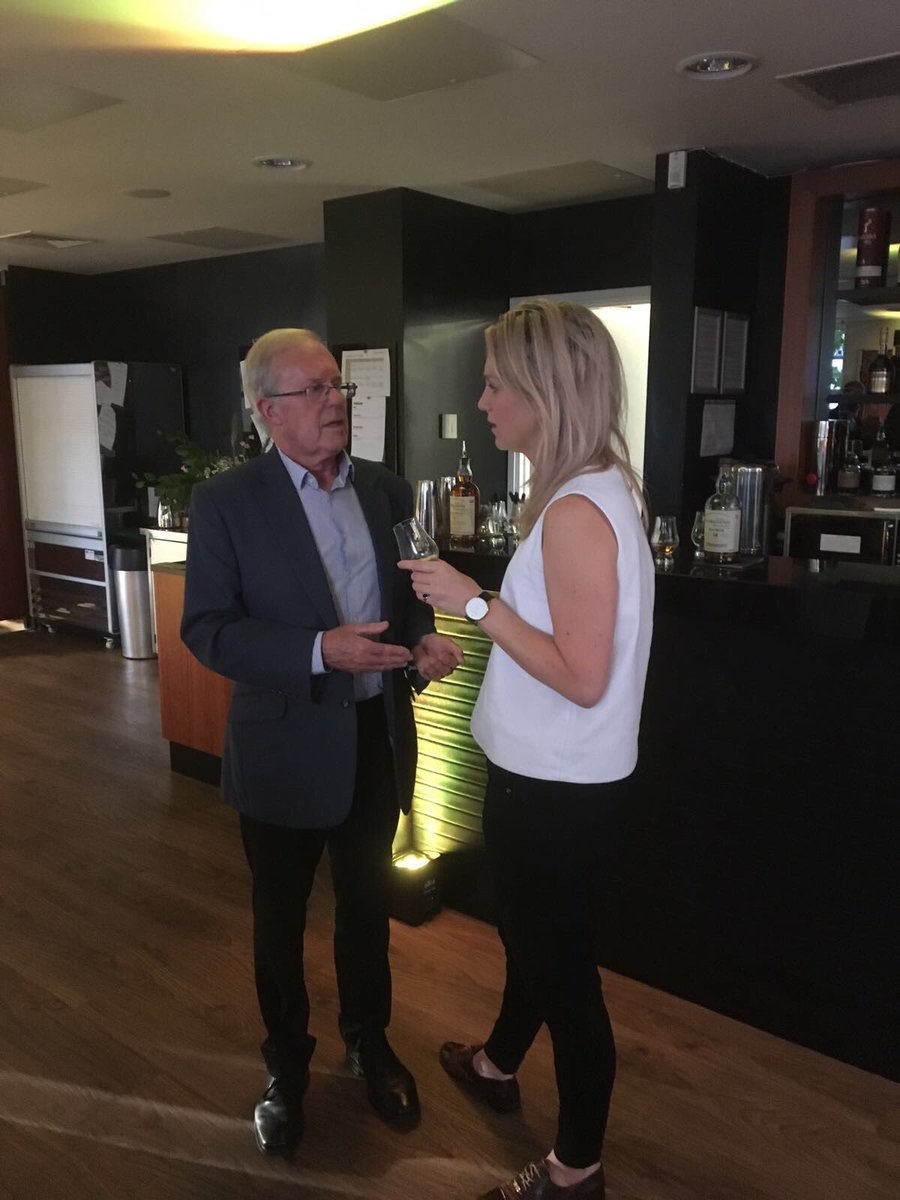jilliecooper's tweet photo. Very privileged to spend time with David Stewart and learn from the greatest @BalvenieUK #maltmaster #legend #whisky #Balvenie #blessed https://t.co/oaIIHodSTB