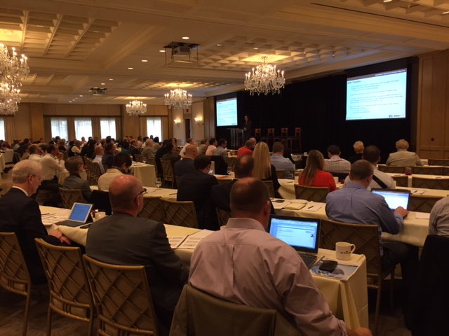 200 attendees on edge of their seats at WardsAuto Outlook Conference today hearing brutal truth on fuel regs, electrification, UX tech