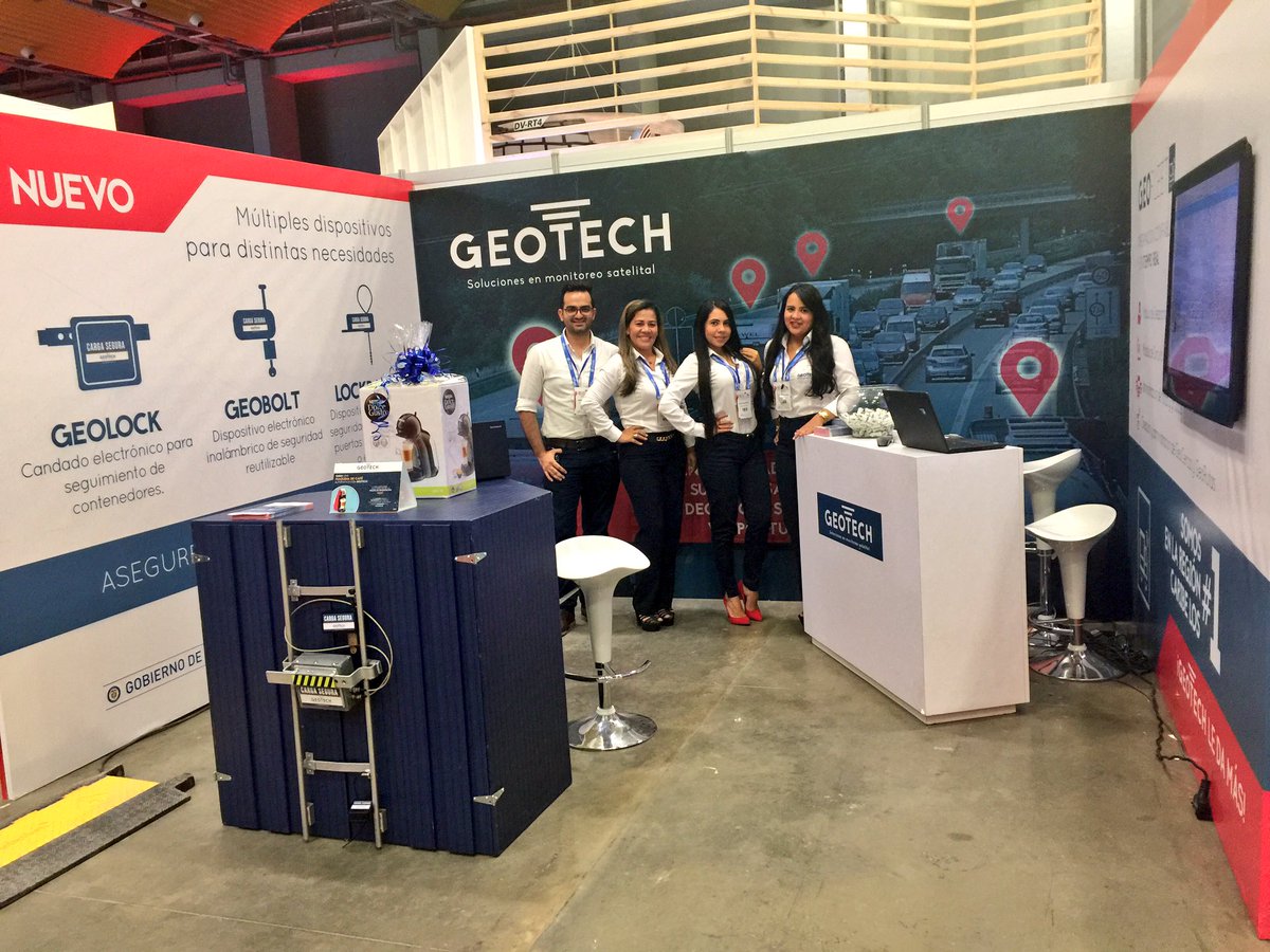 Caribetic's tweet photo. Presentes en Congreso de Carga y su logística @colfecar #ProductividadUnaOportunidad. Industria TIC su facilitador #VES #LogCloud #Geolock https://t.co/2Mh2w4sMJG