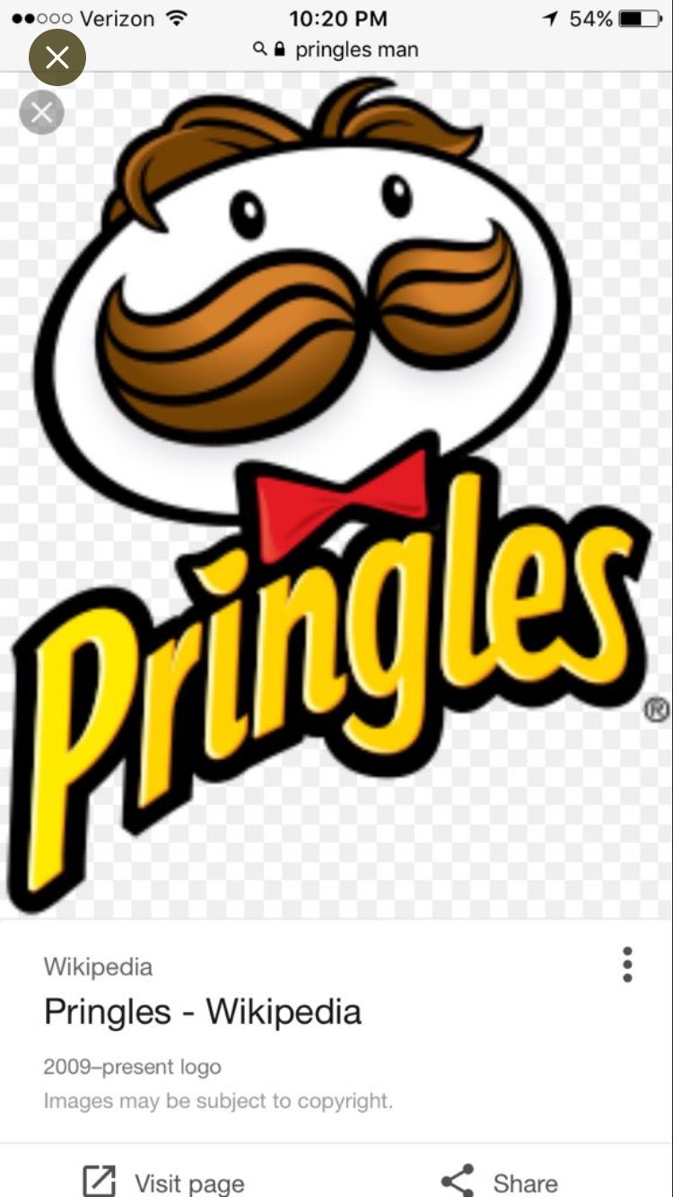 Pringles чипсы logo