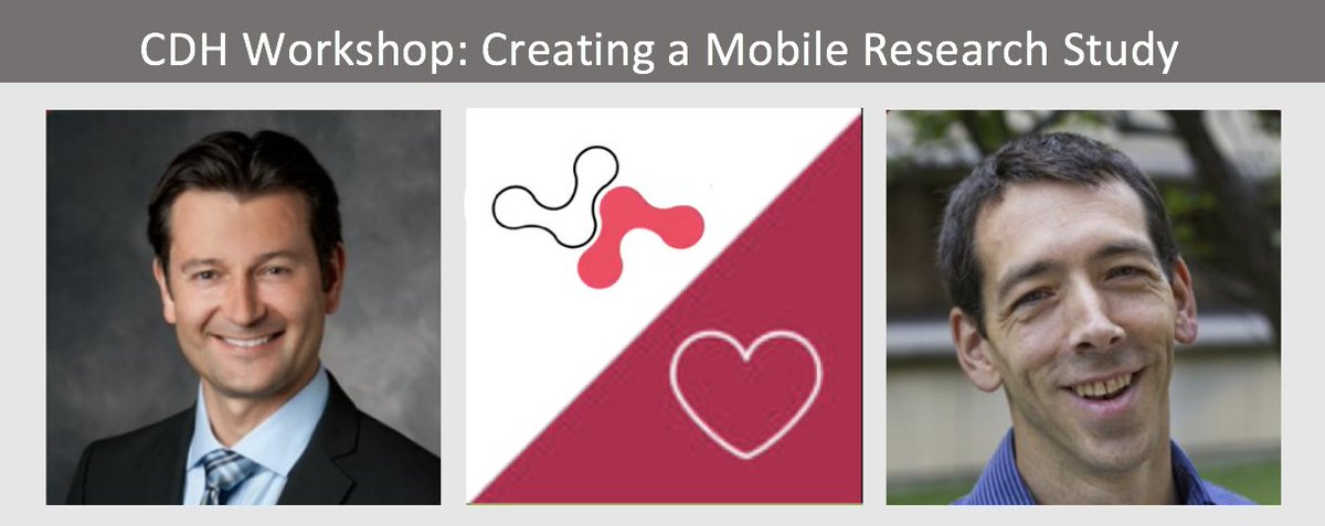 You can still RSVP for the CDH Workshop! Remember to tweet any #mobileresearch related questions to <a href="/StanfordCDH/">Stanford Center for Digital Health</a>
stan.md/2vZEJh0