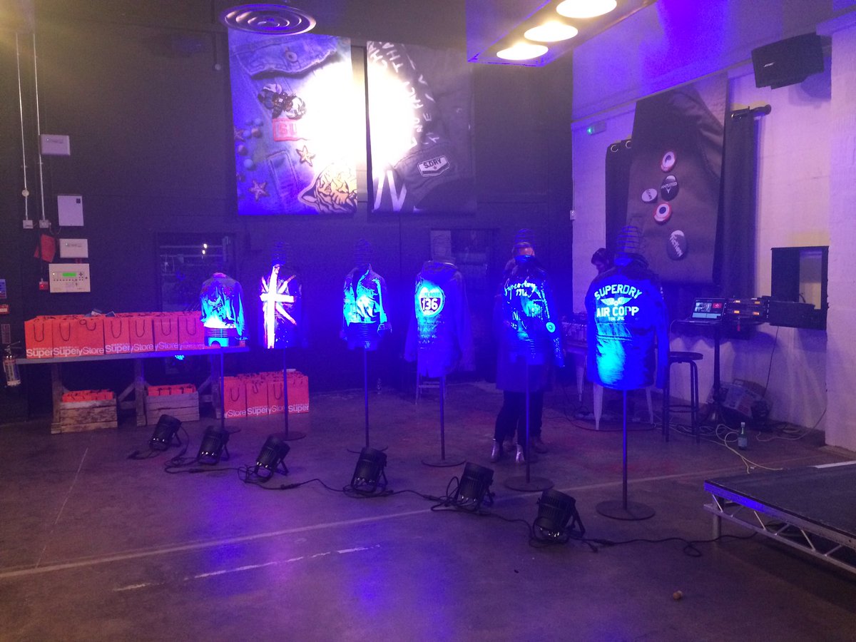 TargetPR's tweet photo. Some awesome #bespoke designs at the @Superdry @PrincesTrust #charity event 😍😍😍 https://t.co/Qbgu1j0c1B