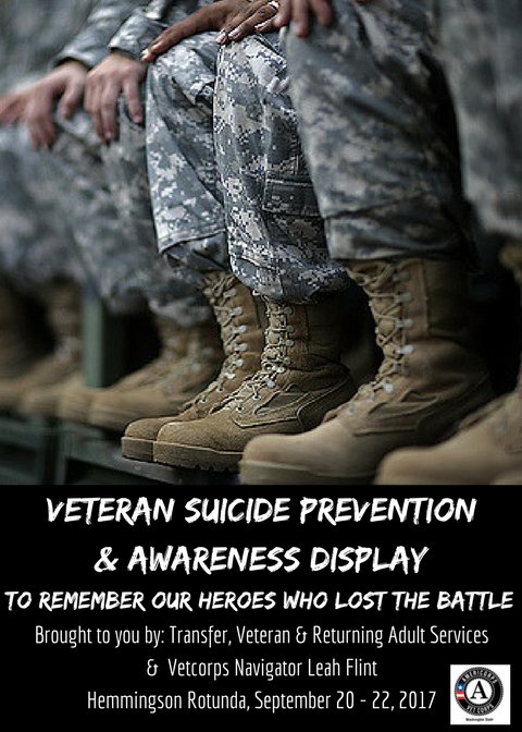 flint_leah's tweet photo. The @gonzagaTVRAS suicide exhibit will also have a special veteran suicide display. @WDVA #wavetcorps @AmeriCorps @GonzagaU @DeptVetAffairs https://t.co/tIe5GAzAi3