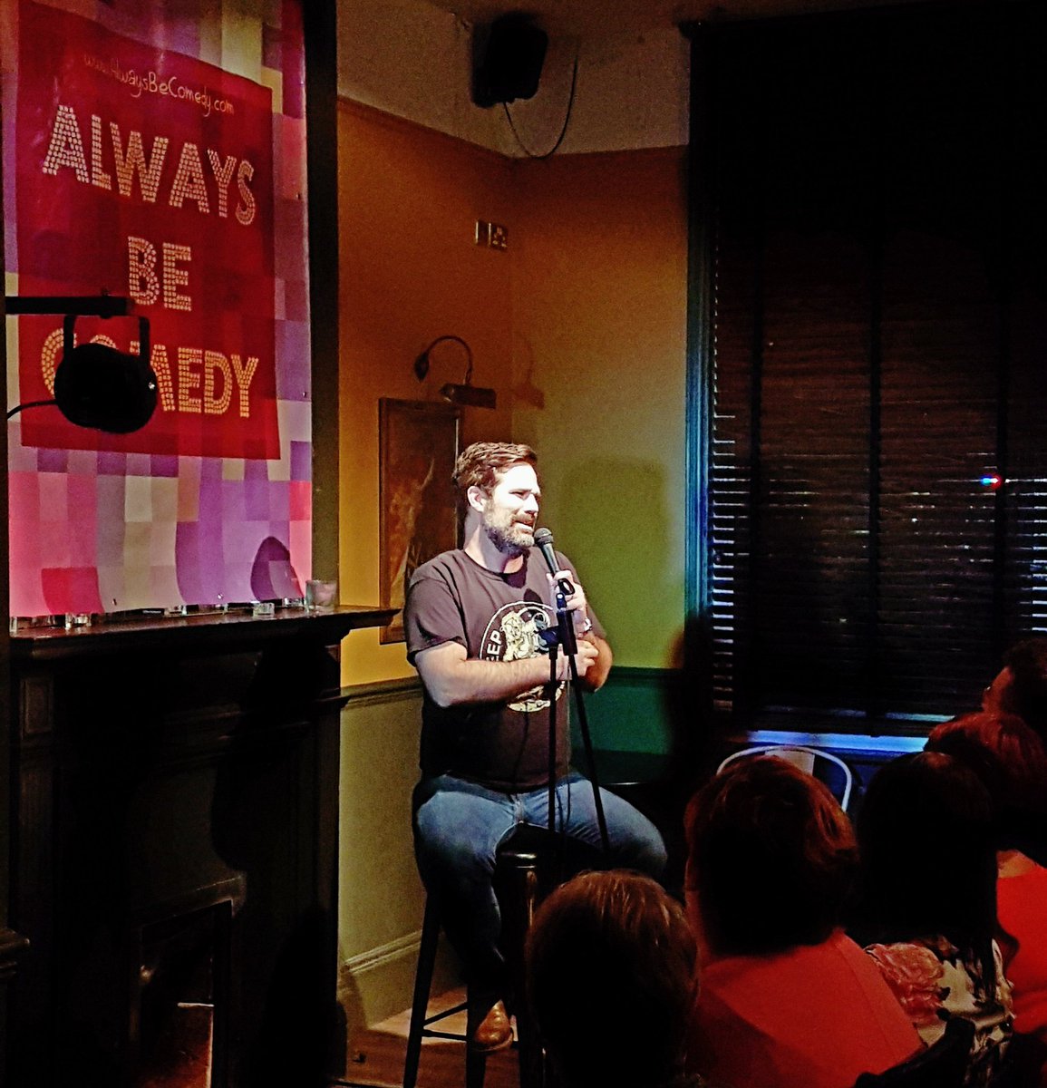 StuartKeeping's tweet photo. Yes! The amazing @robdelaney is our mystery guest tonight @alwaysbecomedy https://t.co/UUbpxvGzz0