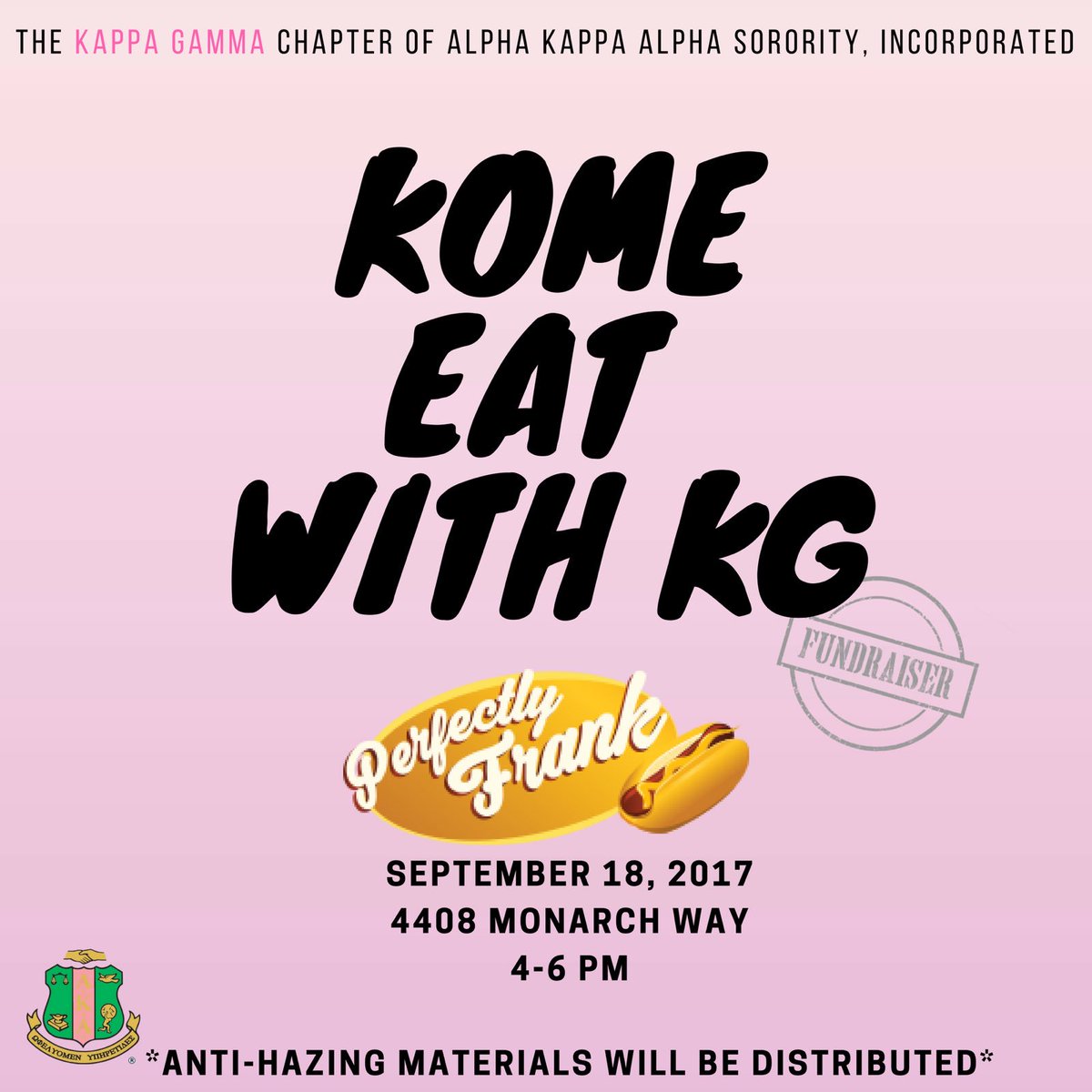 Kome out Monday to support us! 💚💕