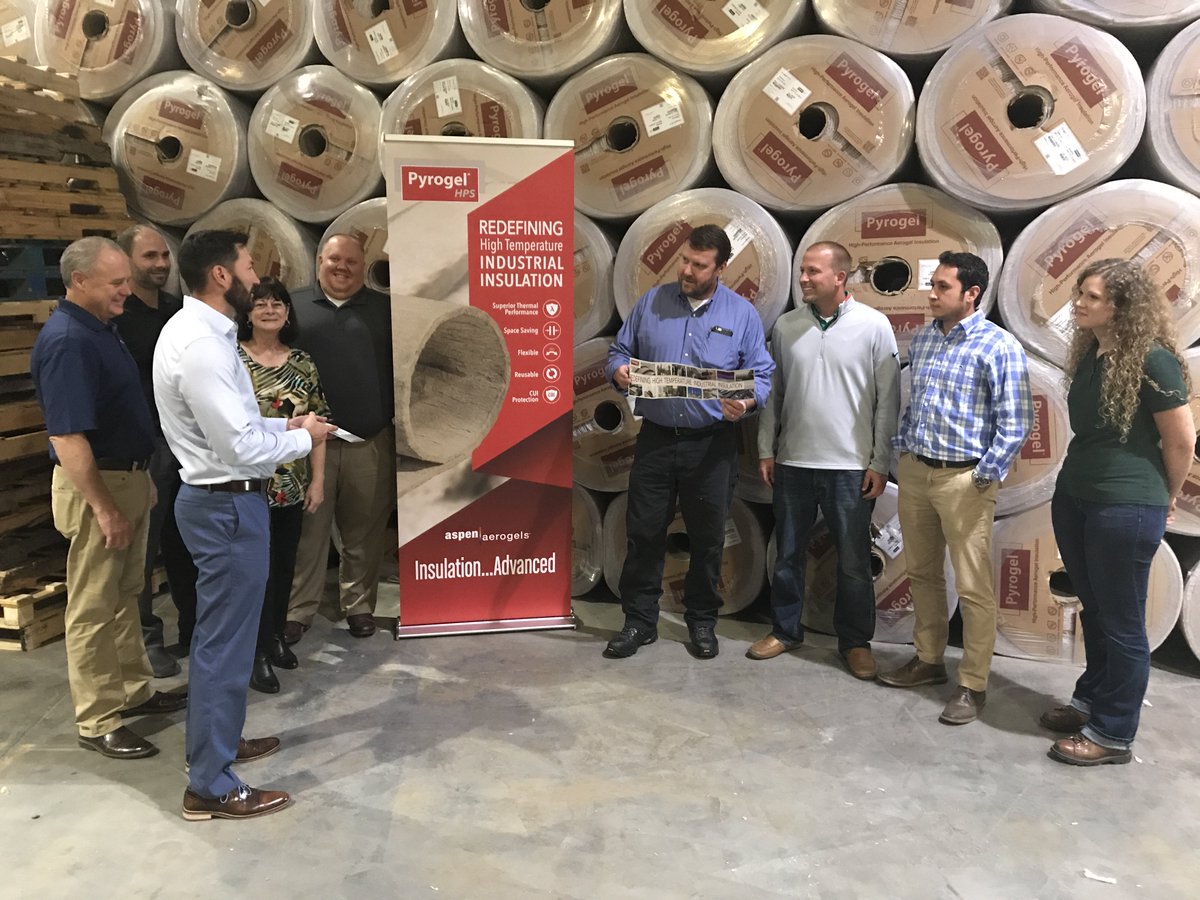 AspenAerogels's tweet image. Excited to be working with General Insulation in Chicago today to introduce Pyrogel® HPS—redefining high temperature insulation. #PyrogelHPS