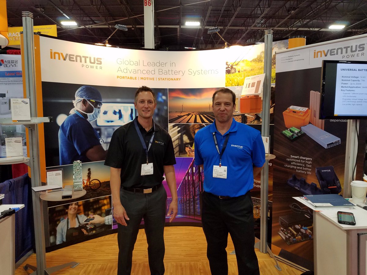 InventusPower's tweet photo. Successful week at @TheBatteryShow presenting at #OpenTechForum & discussing our #AdvancedBatterySystems w/ interested suppliers & customers https://t.co/3IEblbG2hb
