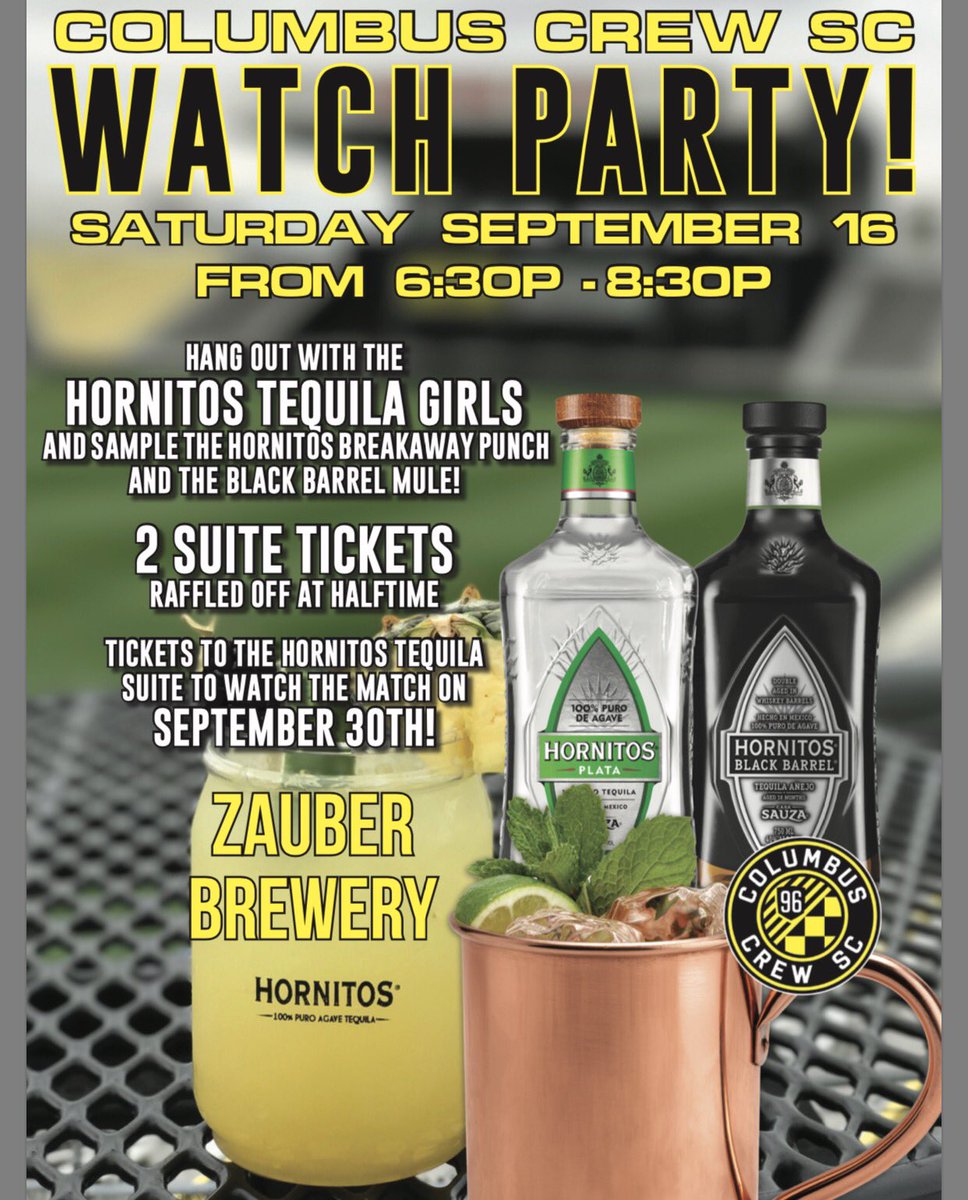 It's almost the weekend! We've got a lot of soccer this Saturday! Come catch the <a href="/ColumbusCrewSC/">CCSC</a> with us!
