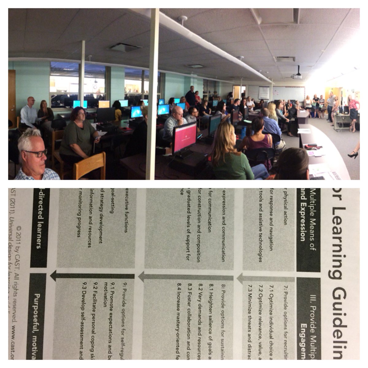 G6 downstairs team using <a href="/GetKahoot/">Follow @Kahoot</a> to teach parents about themselves and #udl #gdrsdchat #gdrmspride