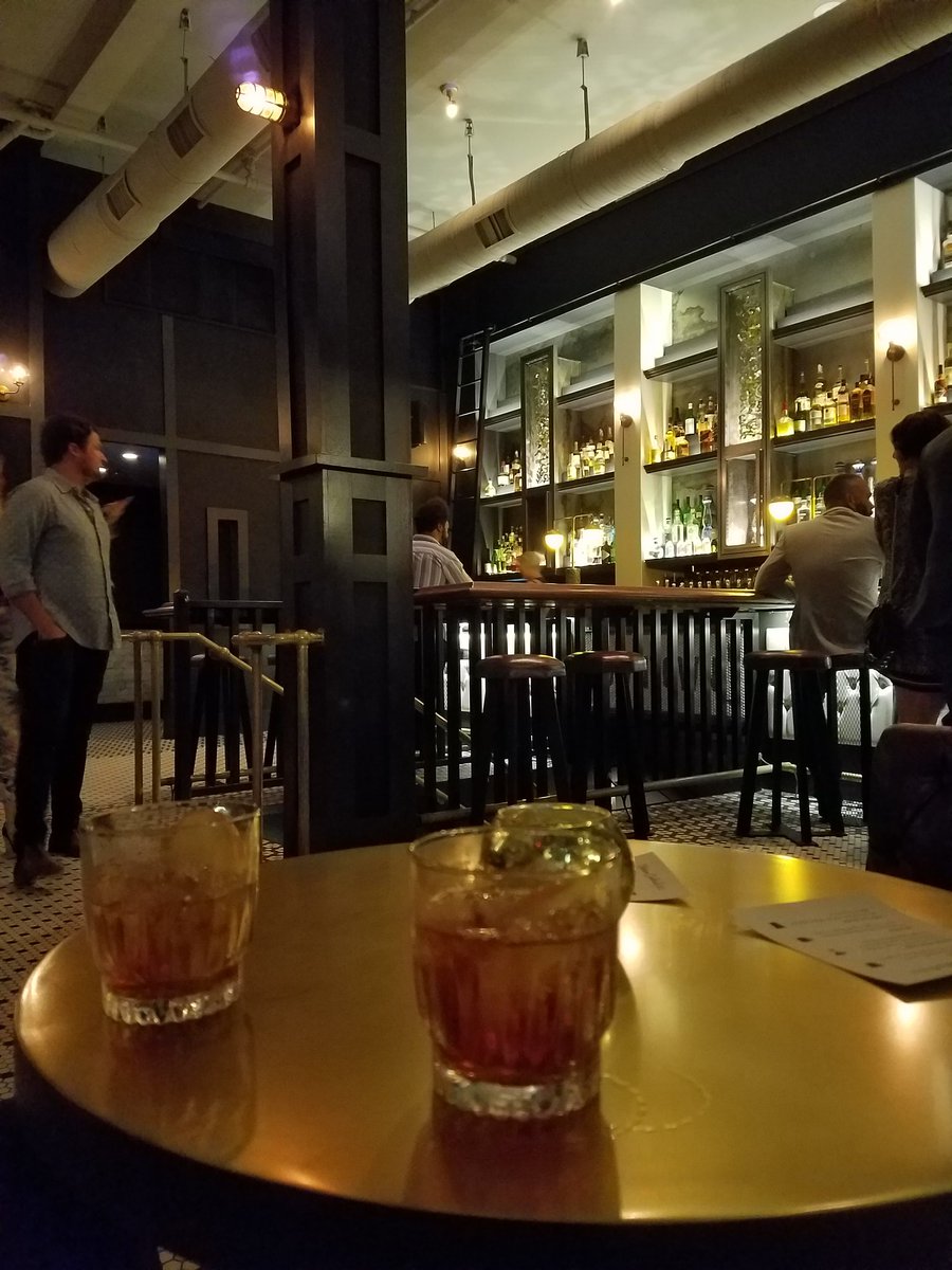 SarahWScalo's tweet photo. A Bourbon theme is trending in my life and I like it. #VisitSD @GaslampQuarter @QueensboroughSD https://t.co/kyN29hvUYq