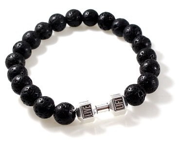 auntshellys's tweet image. #HandmadeBracelet w/Volcanic Lava Beads in ANY SIZE Choice of #Dumbbell 
#Gym 
#Weights
#Handmade
#Bracelet
#Fitness
auntshelly.com/lavadumbbellbr…