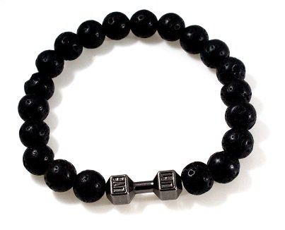 auntshellys's tweet image. #HandmadeBracelet w/Volcanic Lava Beads in ANY SIZE Choice of #Dumbbell 
#Gym 
#Weights
#Handmade
#Bracelet
#Fitness
auntshelly.com/lavadumbbellbr…