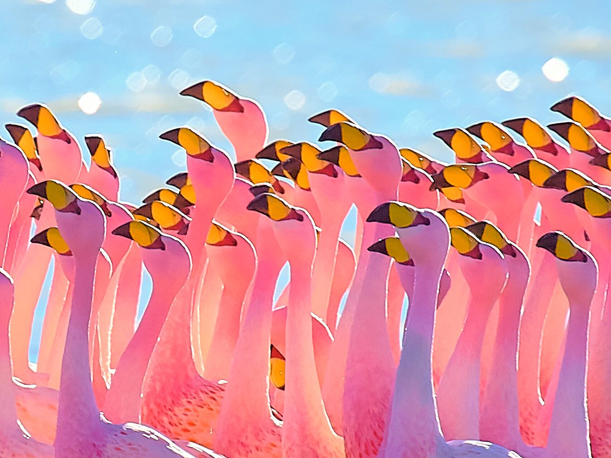 zusa_app's tweet photo. Flamingo Friday. Getting excited for the weekend? Flamingos, Bolivia 📷Pedro Szekely #flamingo #friday #flamingofriday. https://t.co/vkpCeb9YaP