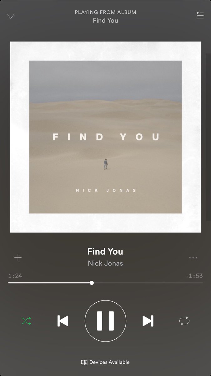 timetotalkwithb's tweet photo. YES 👏🏼👏🏼👏🏼 @nickjonas new song is finally out #NowOnRepeat #Spotify #FindYou #NewMusic #NickJonas https://t.co/74tphPiJ12