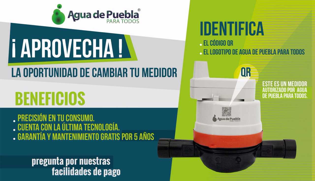 docena Hacer un muñeco de nieve Implementar Agua de Puebla sur Twitter : "Adquiere tu #medidor y paga lo justo por el  consumo de agua, ¡contamos con facilidades de pago!  https://t.co/hyOBe3nT4w" / Twitter