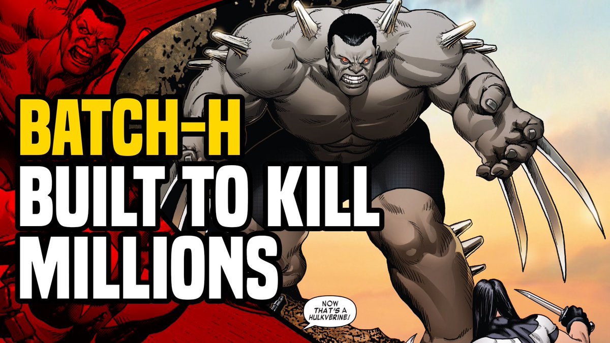 dopespillcomics's tweet photo. New Video 🔥: Batch H Hulk
Abilities & Transformation Explained
#WeaponH #BatchH #hulkverine
https://t.co/L4sgr1hPHK https://t.co/VFa05jta7x