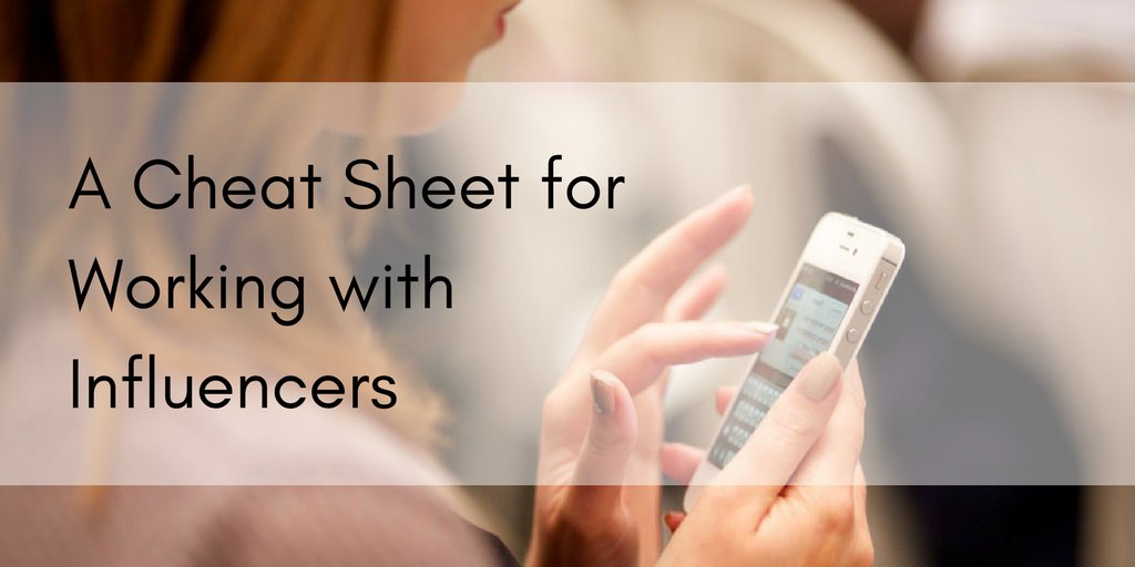 A Cheat Sheet for Working with Influencers dlvr.it/Pn4DHM