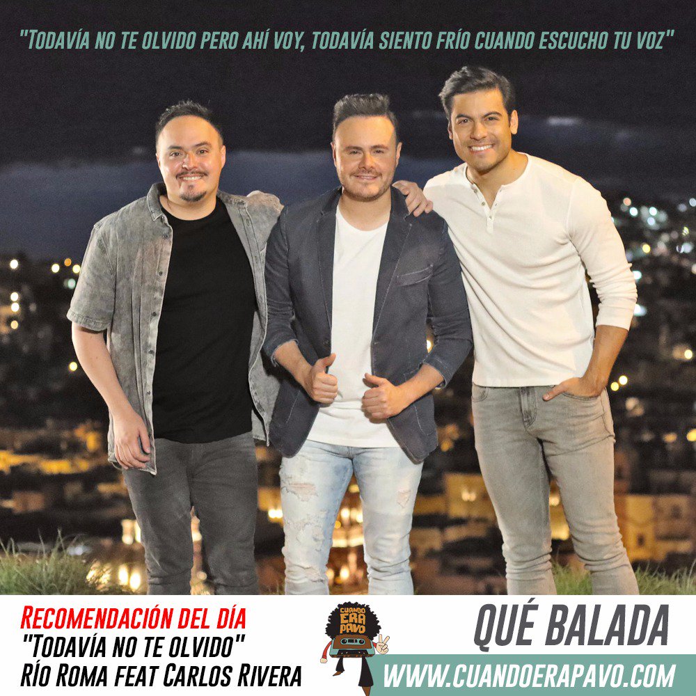 cuandoerapavo's tweet photo. 100 % recomendada "Todavia no te olvido" https://t.co/Y1RezIRl0C @RioRomamx @_CarlosRivera https://t.co/Cln7JMGRnT