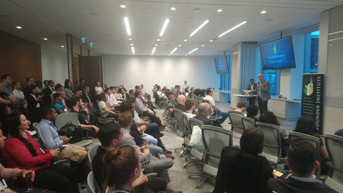 CubbySpot's tweet photo. Full house @founding @adeoressi @sunil_extreme https://t.co/zpj9w2eViv