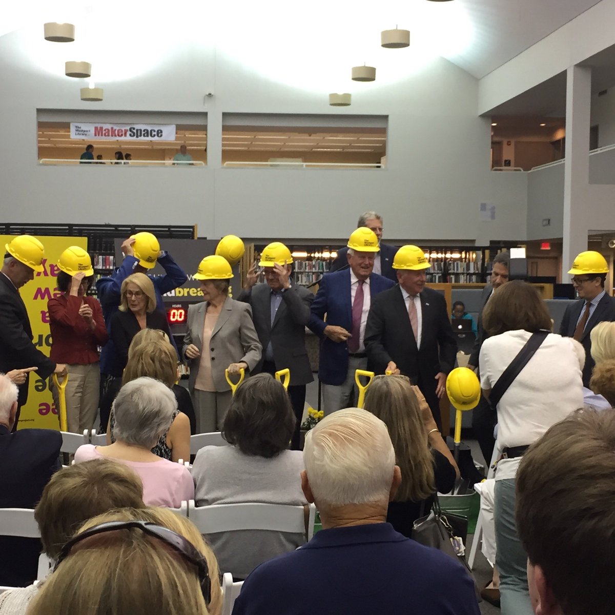 WestportLibrary's tweet image. And just like that, the #TransformationProject is underway! SO thankful for the support of our community. #WestportLibrary #weloveourpatrons