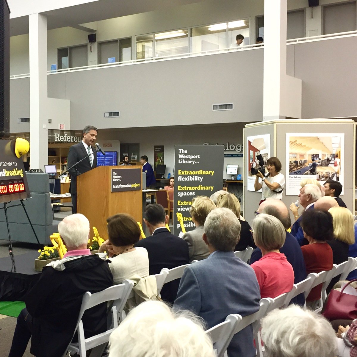 WestportLibrary's tweet image. And just like that, the #TransformationProject is underway! SO thankful for the support of our community. #WestportLibrary #weloveourpatrons