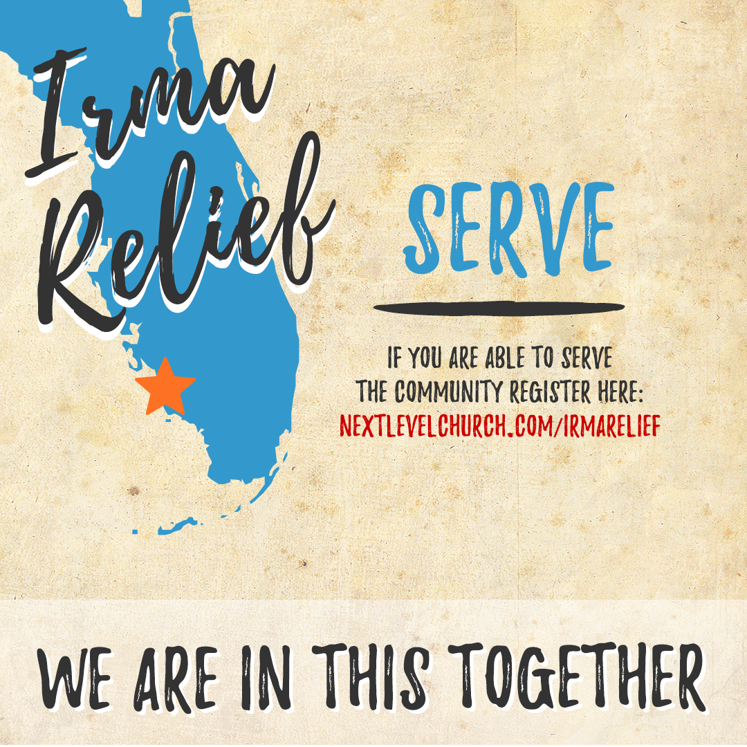 nextlevelswfl's tweet photo. If you are able to Serve the community register here: https://t.co/4MsHoSgOBb #ServeAllLoveAll #HurricaneIrma #WeAreTheChurch https://t.co/vrJv9tDeQc