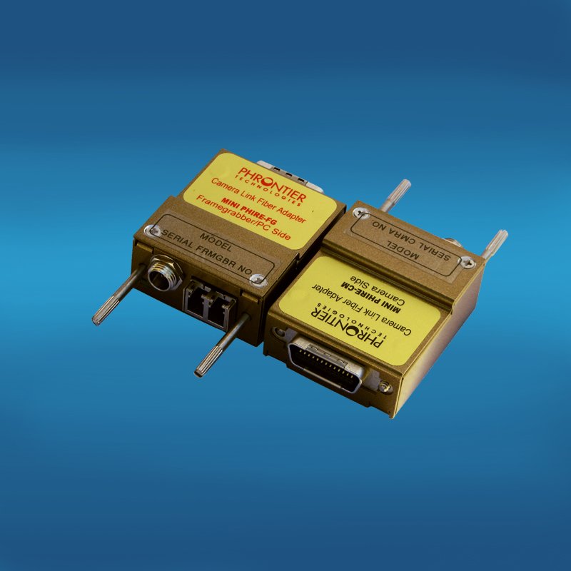 PhrontierTech's tweet image. Our compact Mini-PHIRE for #CameraLink Base extends &lt;300m with multimode fiber or &lt;1km with single mode fiber: bit.ly/2x5JIgT