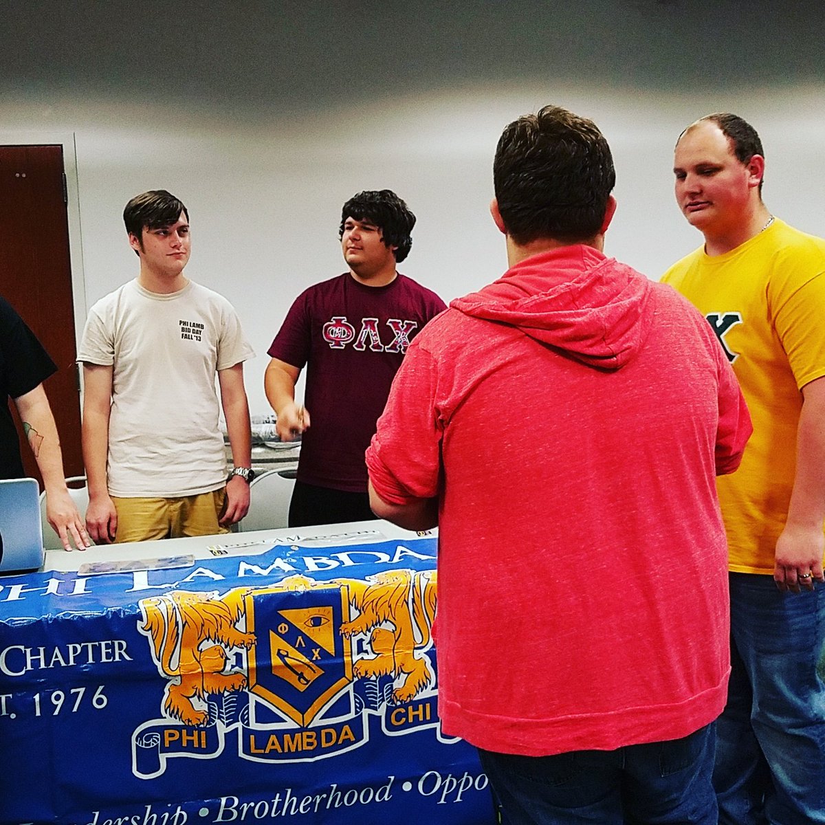 We're at <a href="/ATU_IFC/">ATU IFC</a> Greek Life Recruitment Orientation this evening!