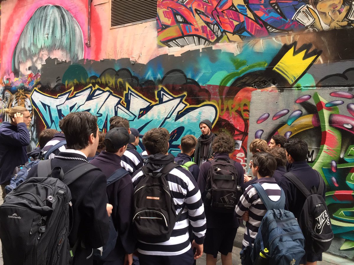 MGGreenways's tweet photo. 9C @mentonegrammar check out street art in @hosierlanegraffiti @cityofmelbourne with @blenderstudios #RealLearning #OutstandingOpportunities https://t.co/cz20Sfivs5