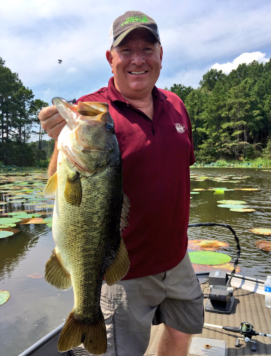 . Magical day at a private lake near Toledo Bend with my dad Floyd, unreal to catch so many over 4lbs plus a 7 &amp; 6.5 on frogs #memories