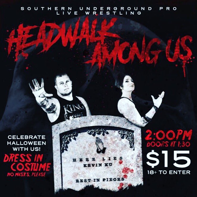 sup_graps's tweet image. #HEADWALKAMONGUS 10/29 at @BasementEast. Doors 1:30-show 2. 18+. Tickets here- bit.ly/2vP4D8F 🎃☠️👻