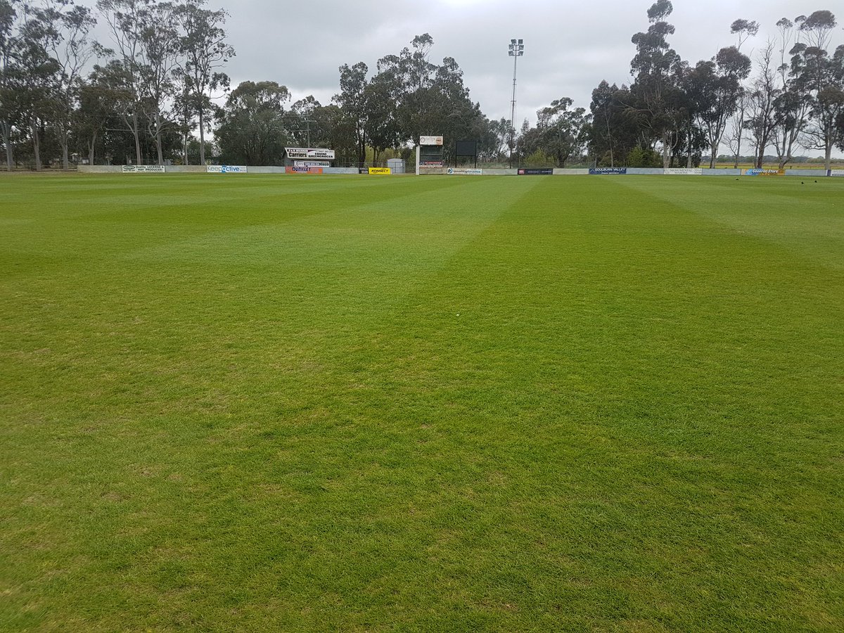 <a href="/KatandraFNC/">Katandra Kats</a> ground looking terrific for tommorrow's Grand Final . <a href="/RennieFC/">RennieFC</a> <a href="/TungaBears/">Tungamah FNC</a>