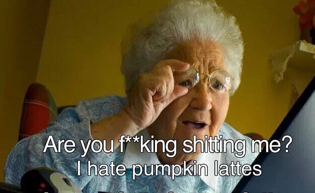 MissLynneO's tweet photo. @TuckerCarlson @FoxNews #Tucker #PumpkinLatte #Starbucks #ImNotRacist #HatePumpkin #Liberals #NutJobs https://t.co/e7ihCOCVBD