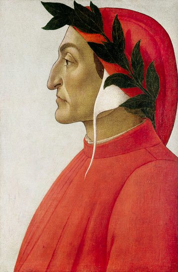 Died today in 1321: Dante Alighieri, Italian poet