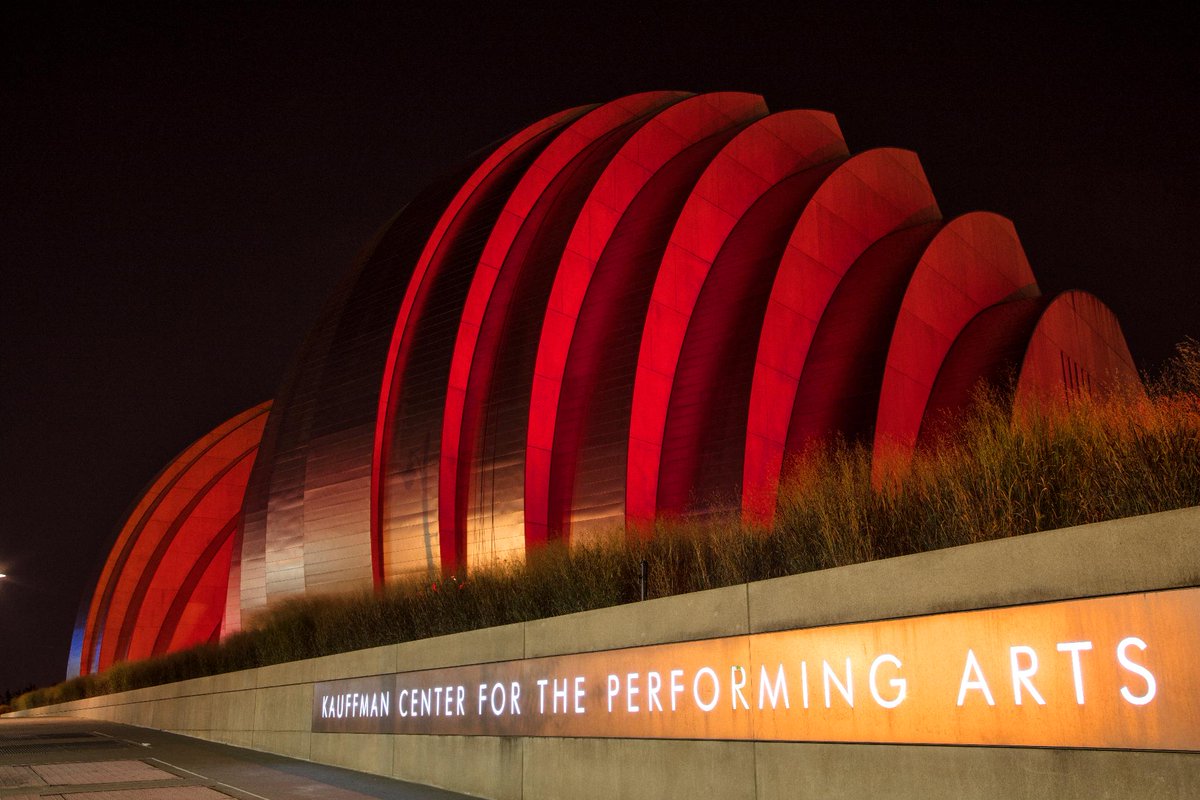 Looking good, <a href="/KauffmanCenter/">Kauffman Center</a>!  

Happy #RedFriday eve, #ChiefsKingdom.