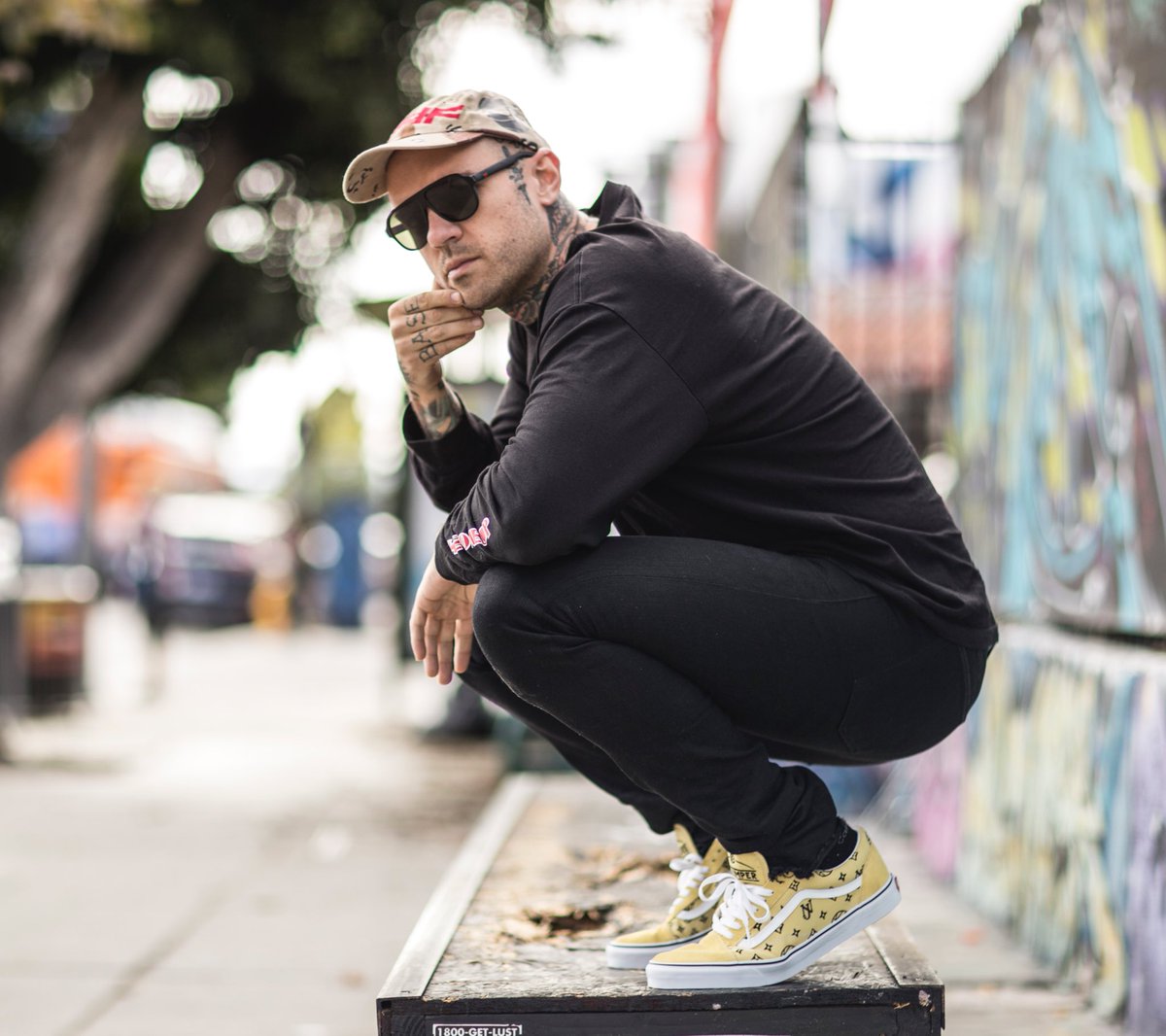 adam22's tweet photo. Thanks to @mikey_tyra for the custom Vans. Should we sell some of these in the NJ online store? https://t.co/oqvDjyshun
