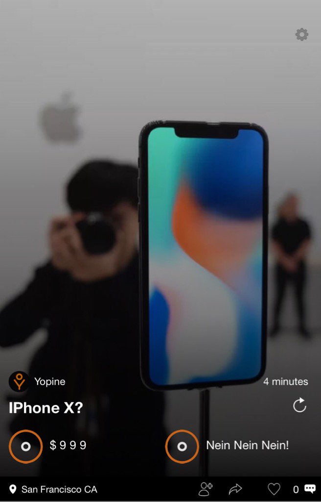 YoYopine's tweet photo. #IPhone X?      #iPhoneX #AppleEvent2017 #Apple  https://t.co/R9Ooc0xbsf https://t.co/5ubCptKKdV