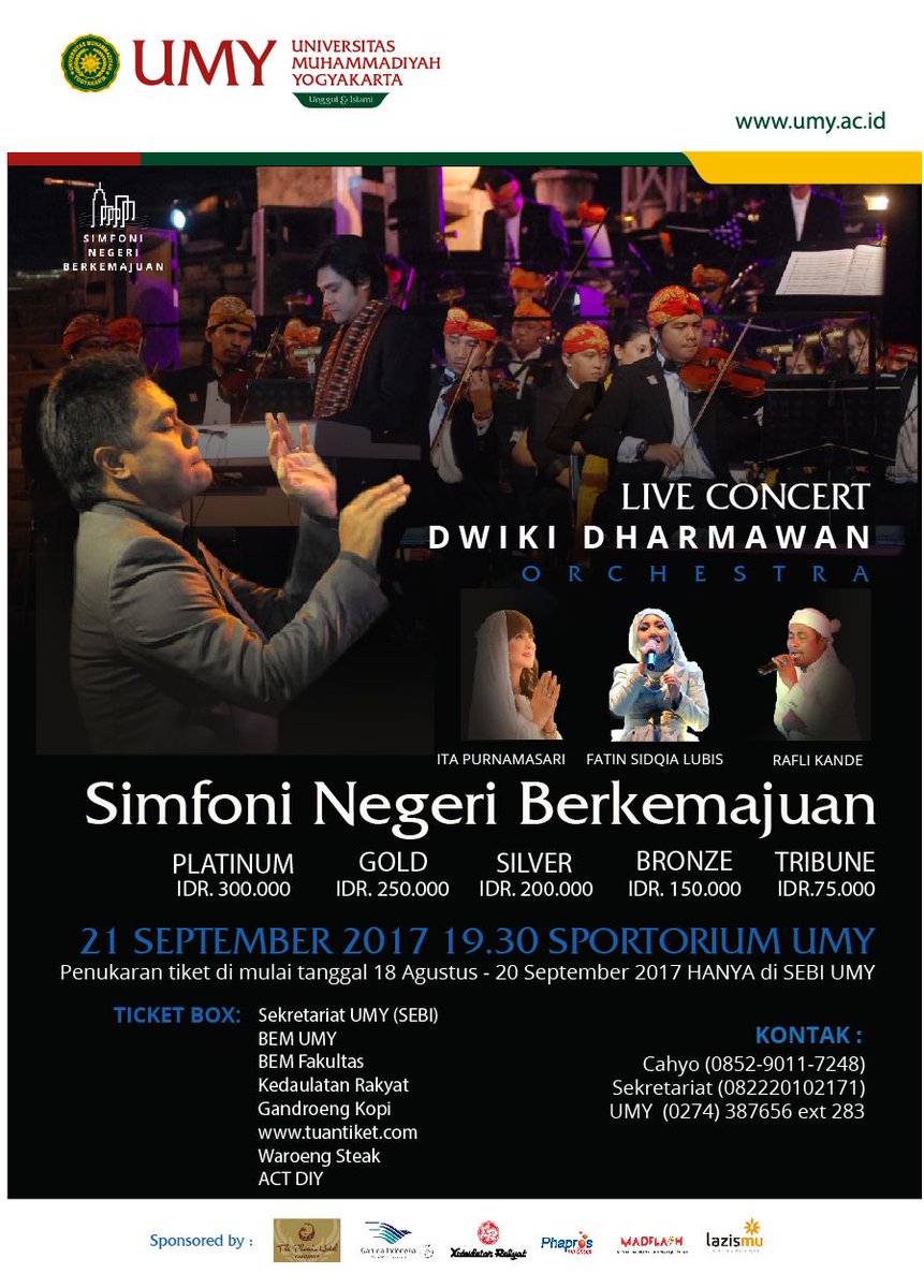 UMY Ajak Masyarakat Nikmati Konser Orkestra Bernuansa Religi bit.ly/2yc9Oxo