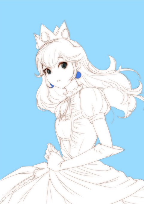 おはよーございます!
今朝の落書きーは有名なお姫様。 