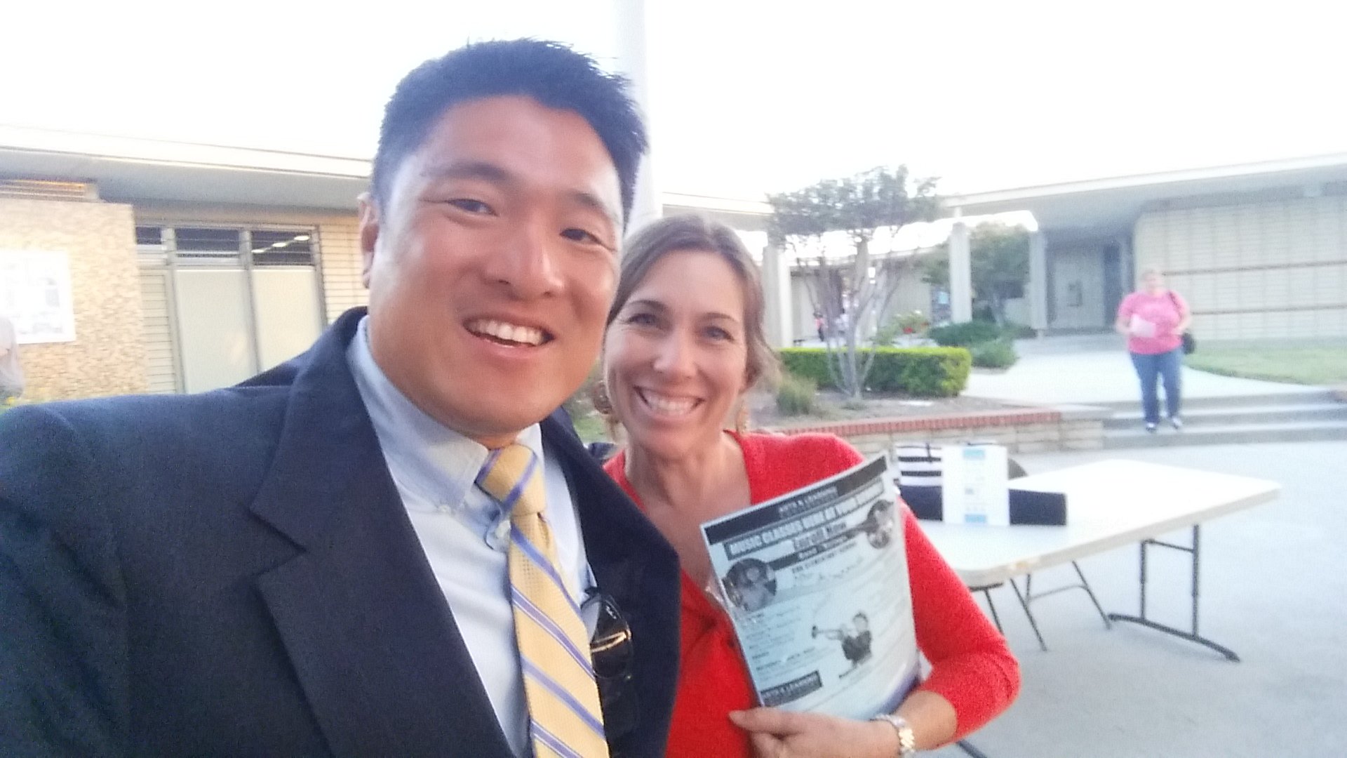 Cox Eagles on Twitter "coxeagles Back to School Night Joy Moyer and Patrick Ham promoting Cox