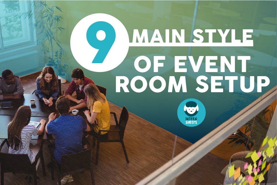 internsheeps's tweet image. As an intern, you will impress your superiors if you know these.
Check out the 9 Main Style of Function Room Setup for events.