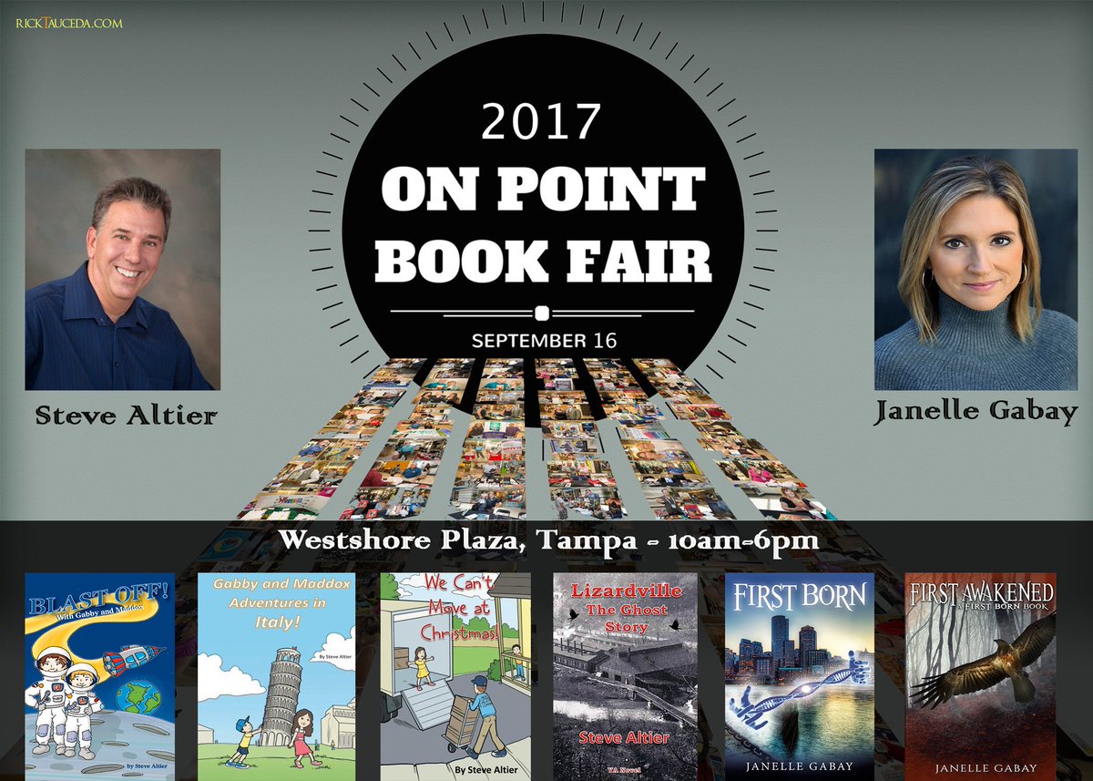SteveAltier1's tweet photo. This weekend, On Point Book Fair at the West Shore Plaza Tampa is on. 
 Stop by, enjoy the fun and festivities. #Onpointbookfair #ReadIndie https://t.co/jzzc2Uv90w