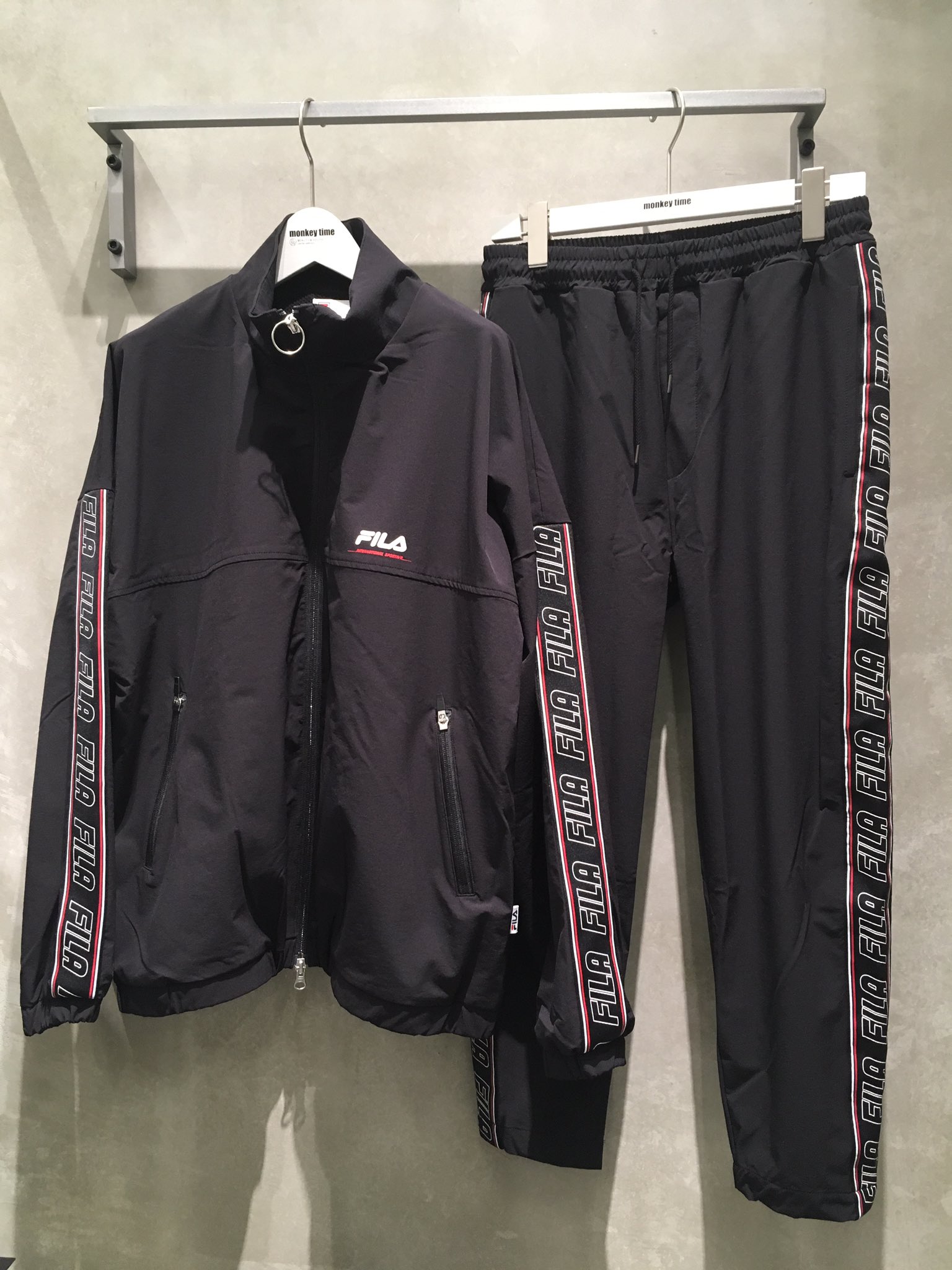 西野七瀬着用）monkey time×FILA トラックジャケット | monsterdog.com.br