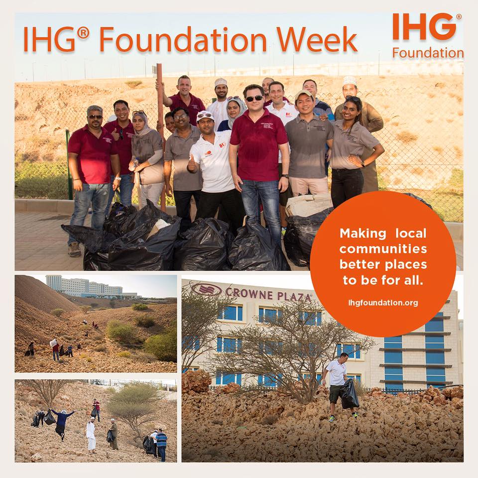 CPMuscatOCEC's tweet photo. #ihgfoundationweek is an excellent platform to do creative activities and here's one that truly benefits us too, protect the environment. https://t.co/Q4xaDRpOPm